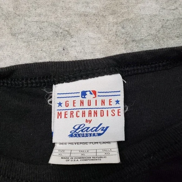 VTG San Francisco Giants Top Womens XL Black Short Sleeve MLB Baseball - Picture 4 of 9